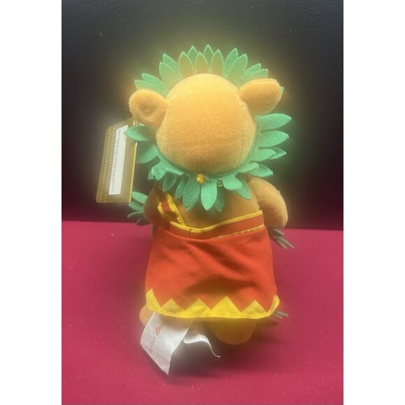 Winnie The Pooh 8” Mini Bean Bag Plush Disney Store Honolulu Pooh - Picture 2 of 8